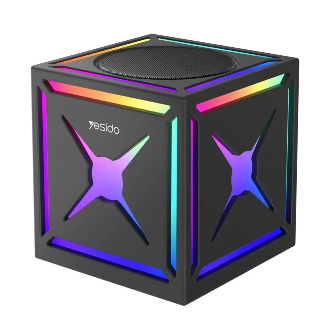 Cube enceinte 5W | RGB & TWS portable