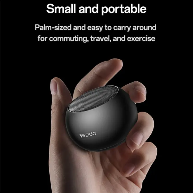 Enceinte mini YSW33 | Bluetooth 3W, TWS aluminium portable