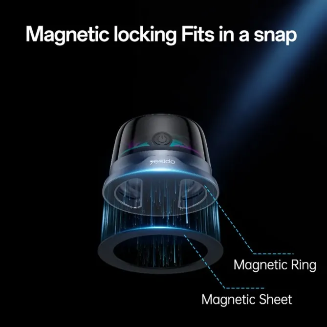 Enceinte mini magnétique | Bluetooth 3W, LED, TWS, MagSafe