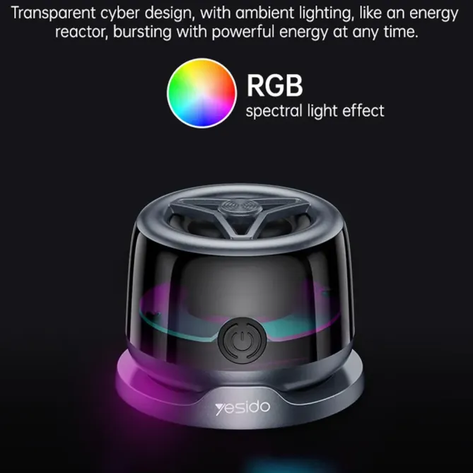 Enceinte mini magnétique | Bluetooth 3W, LED, TWS, MagSafe