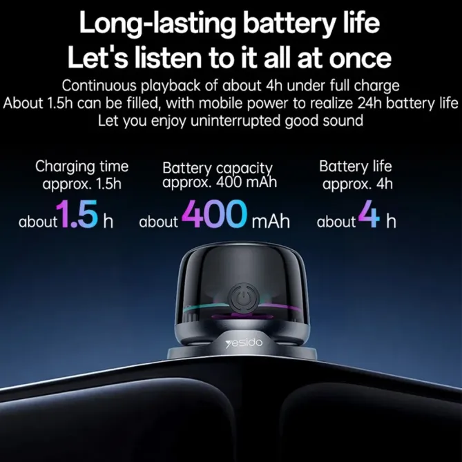 Enceinte mini magnétique | Bluetooth 3W, LED, TWS, MagSafe