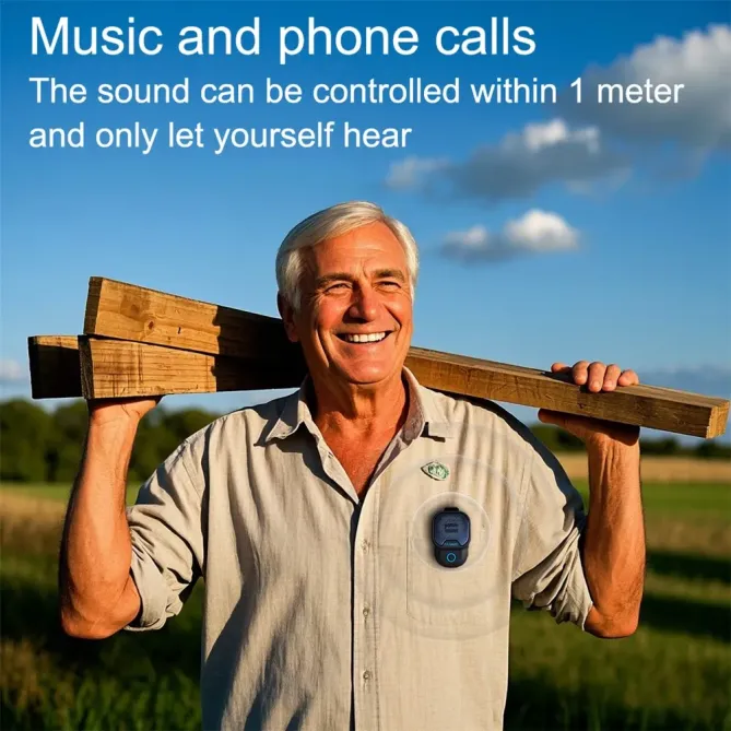 Mini enceinte sport waterproof IPX7 | Clip portable, 30h autonomie, EN