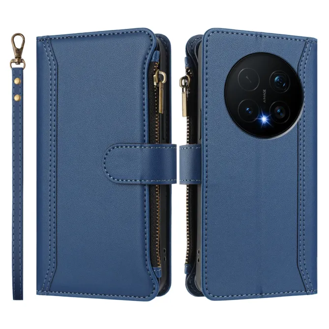 Housse Honor Magic 8 Pro avec Lanière | 9 Cartes à Fermeture Zippée