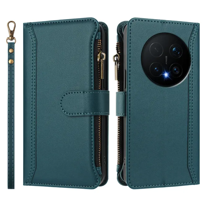 Housse Honor Magic 8 Pro avec Lanière | 9 Cartes à Fermeture Zippée