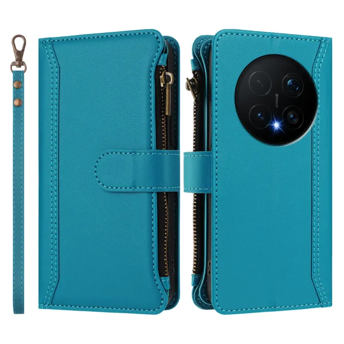 Housse Honor Magic 8 Pro avec Lanière | 9 Cartes à Fermeture Zippée