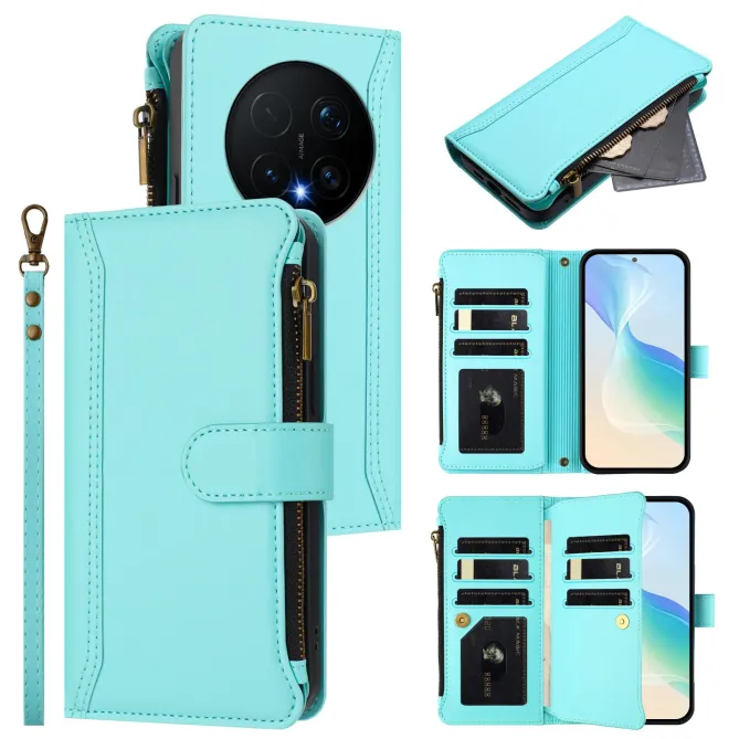 Housse Honor Magic 8 Pro avec Lanière | 9 Cartes à Fermeture Zippée