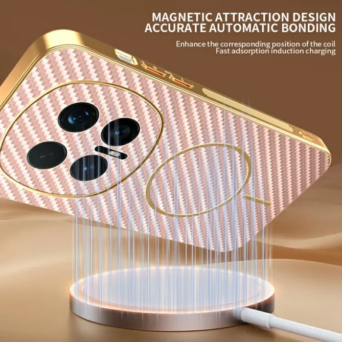 Coque Honor Magic 8 Pro Texture Carbone MagSafe