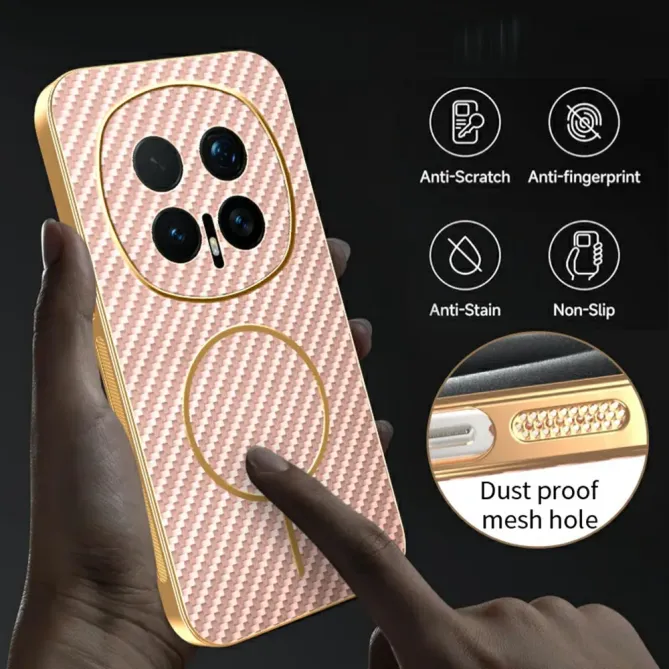 Coque Honor Magic 8 Pro Texture Carbone MagSafe