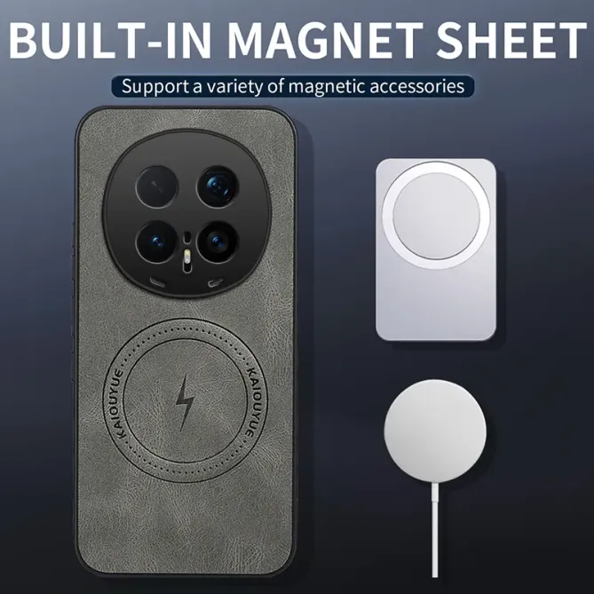 Coque Honor Magic 8 Pro MagSafe Nappa avec 2 verre trempé