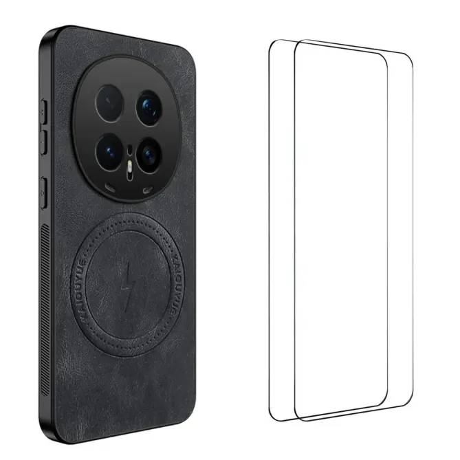 Coque Honor Magic 8 Pro MagSafe Nappa avec 2 verre trempé