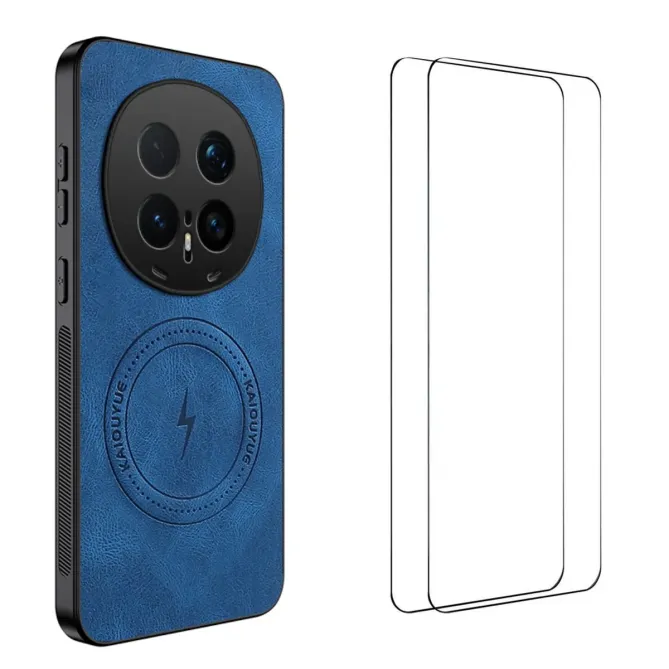 Coque Honor Magic 8 Pro MagSafe Nappa avec 2 verre trempé