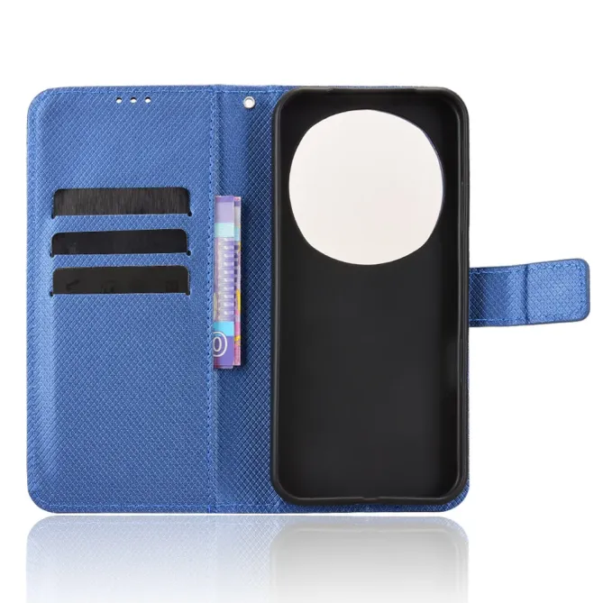 Housse Honor Magic 8 Pro simili cuir texturé diamant