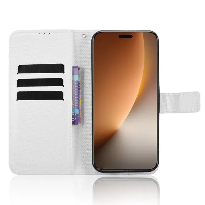 Housse Honor Magic 8 Pro simili cuir texturé diamant
