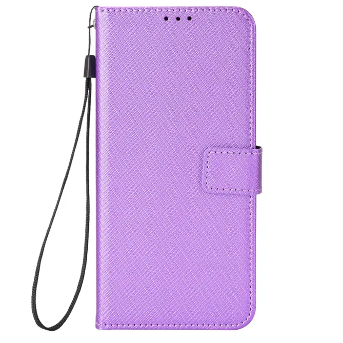 Housse Honor Magic 8 Pro simili cuir texturé diamant