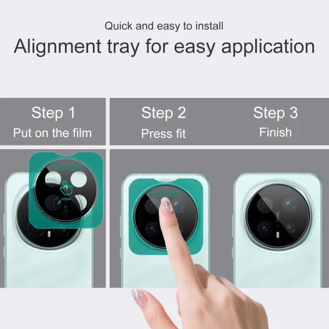 Protections en verre trempé Honor Magic 8 Pro pour lentille arrière (2