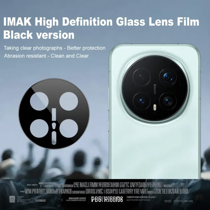 Protection Lentille Caméra Honor Magic 8 Pro Verre Trempé HD Noir