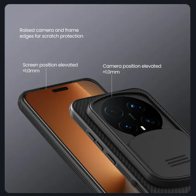 Coque Honor Magic 8 Pro CamShield avec cache objectif arrière