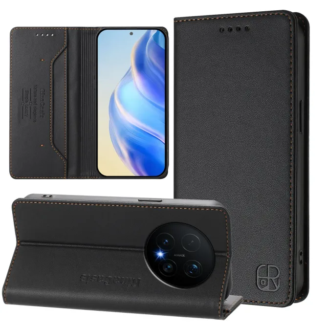 Étui Honor Magic 8 Pro cuir RFID RC01