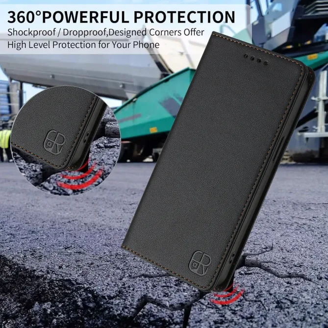 Étui Honor Magic 8 Pro cuir RFID RC01
