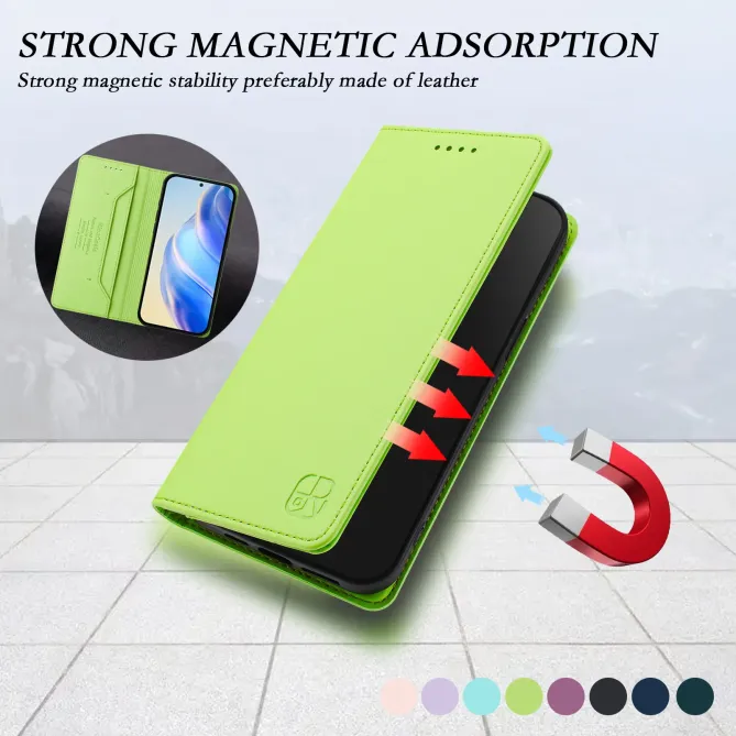 Étui Honor Magic 8 Pro cuir RFID RC01
