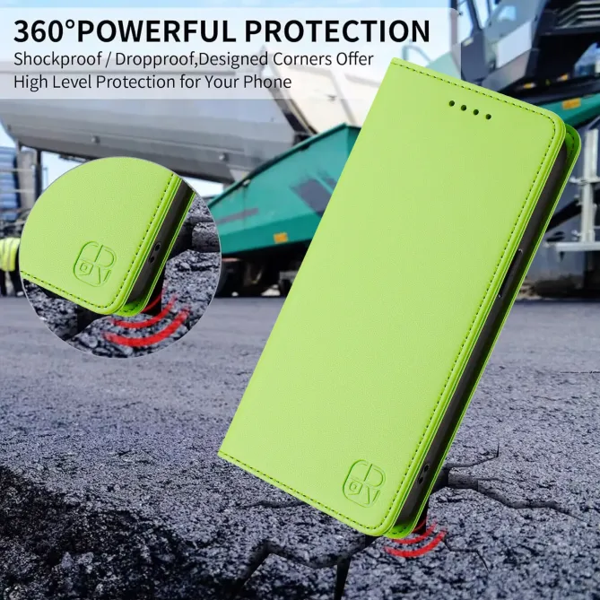 Étui Honor Magic 8 Pro cuir RFID RC01