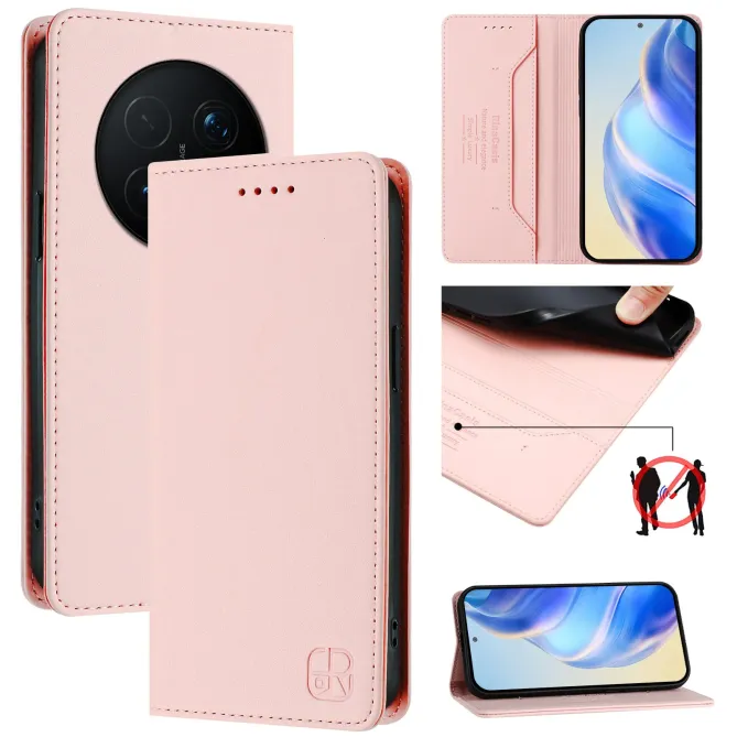 Étui Honor Magic 8 Pro cuir RFID RC01