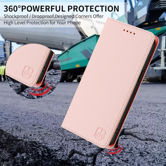 Étui Honor Magic 8 Pro cuir RFID RC01