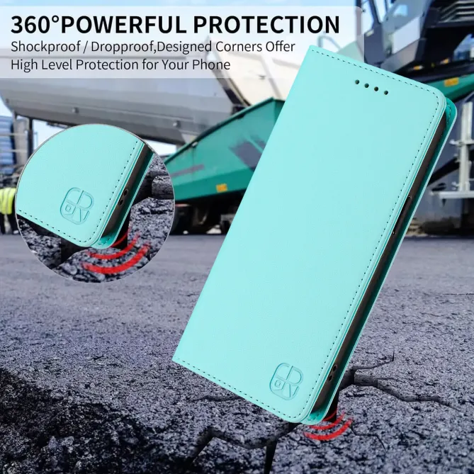 Étui Honor Magic 8 Pro cuir RFID RC01
