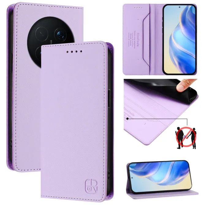 Étui Honor Magic 8 Pro cuir RFID RC01