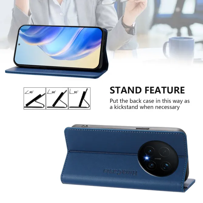 Étui Honor Magic 8 Pro cuir RFID RC01