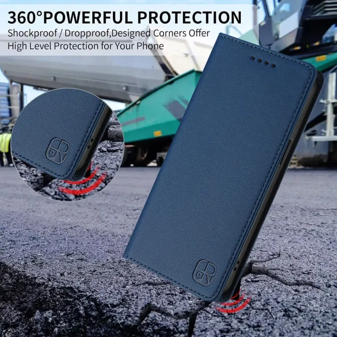 Étui Honor Magic 8 Pro cuir RFID RC01