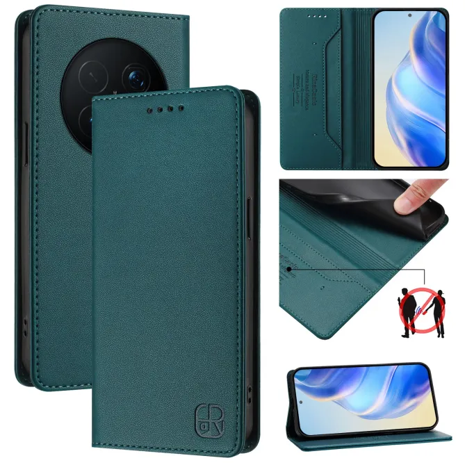 Étui Honor Magic 8 Pro cuir RFID RC01