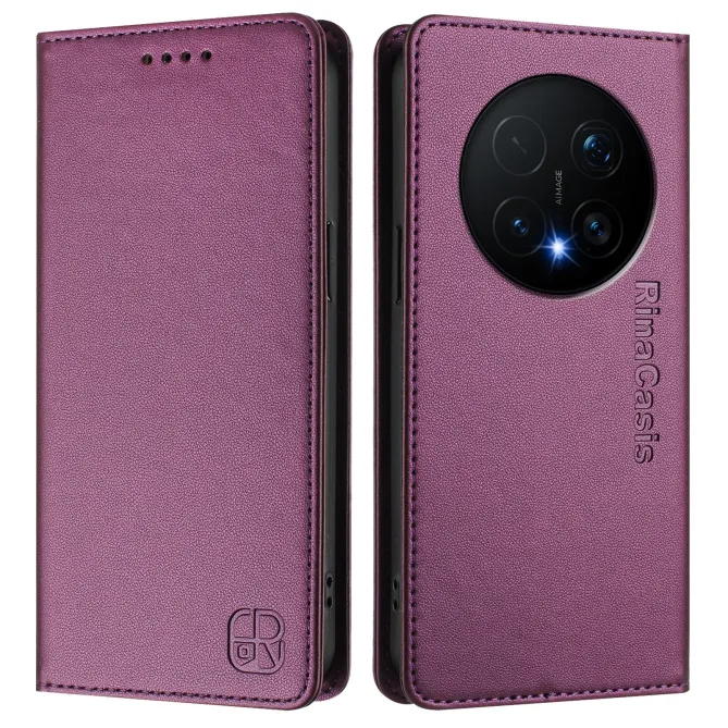 Étui Honor Magic 8 Pro cuir RFID RC01