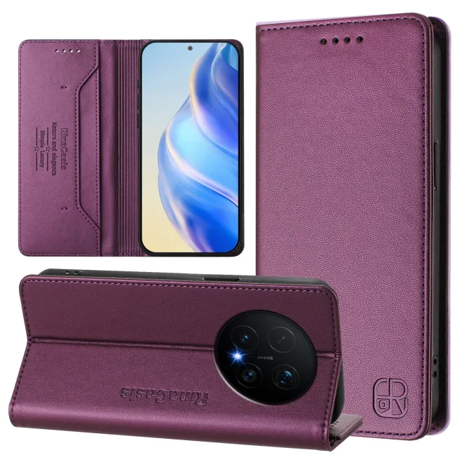 Étui Honor Magic 8 Pro cuir RFID RC01