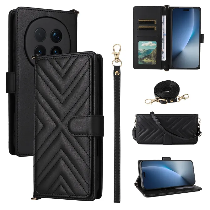 Housse Honor Magic 8 Pro Bandoulière Matelassée