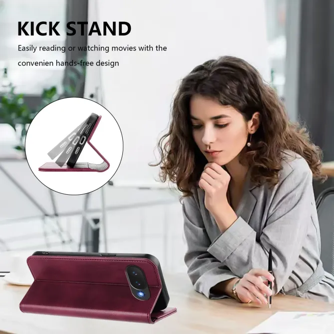 Flip Cover Google Pixel 10a Effet Cuir Rétro | GAVEL