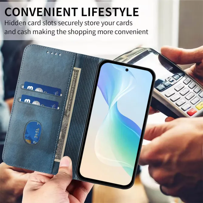 Flip Cover Google Pixel 10a Effet Cuir Rétro | GAVEL