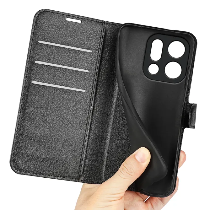 Housse Oppo Find X9 5G portefeuille style cuir
