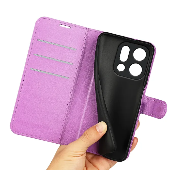 Housse Oppo Find X9 5G portefeuille style cuir