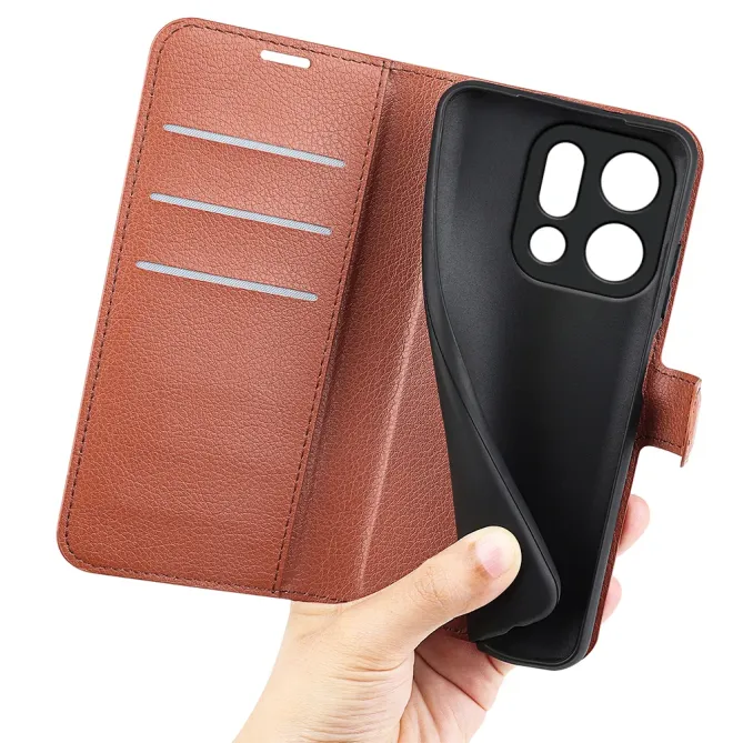 Housse Oppo Find X9 5G portefeuille style cuir