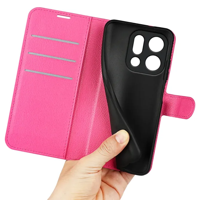 Housse Oppo Find X9 5G portefeuille style cuir