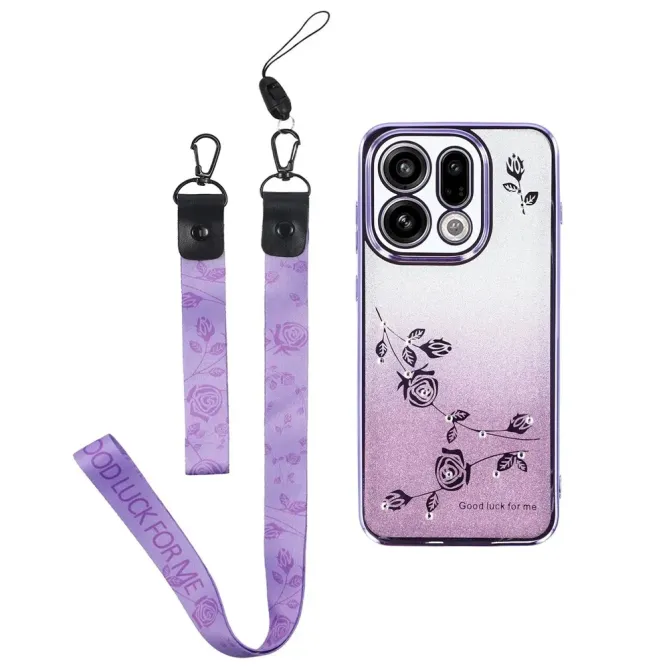 Coque Oppo Find X9 5G Fleurie Pailletée | SONGE