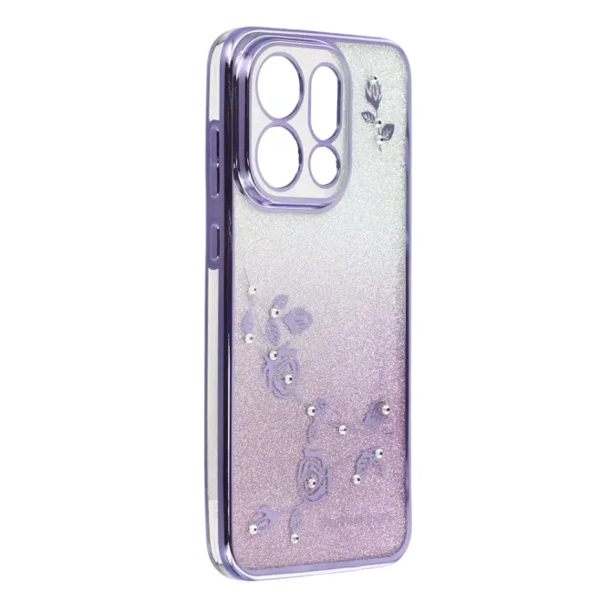 Coque Oppo Find X9 5G Fleurie Pailletée | SONGE