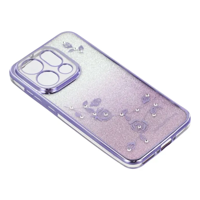 Coque Oppo Find X9 5G Fleurie Pailletée | SONGE