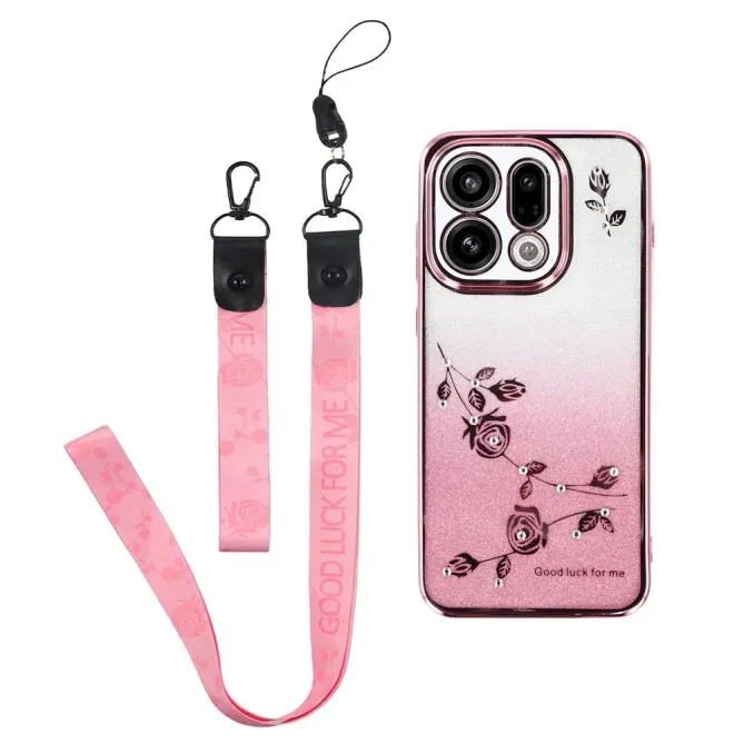 Coque Oppo Find X9 5G Fleurie Pailletée | SONGE