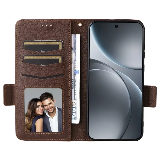 Housse Oppo Find X9 5G effet cuir à Lanière | FOLKEN