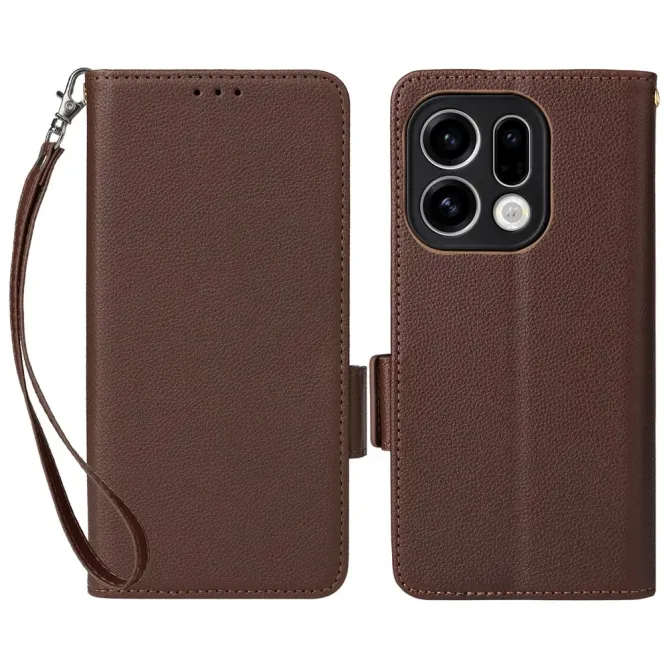 Housse Oppo Find X9 5G effet cuir à Lanière | FOLKEN