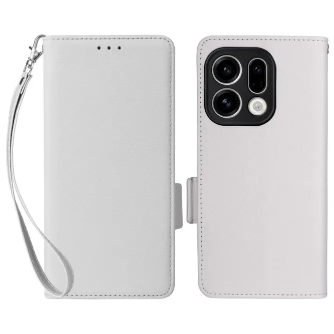 Housse Oppo Find X9 5G effet cuir à Lanière | FOLKEN