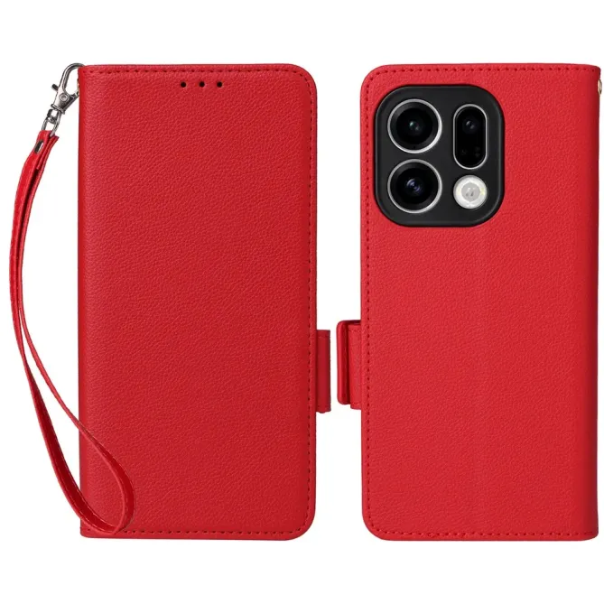 Housse Oppo Find X9 5G effet cuir à Lanière | FOLKEN