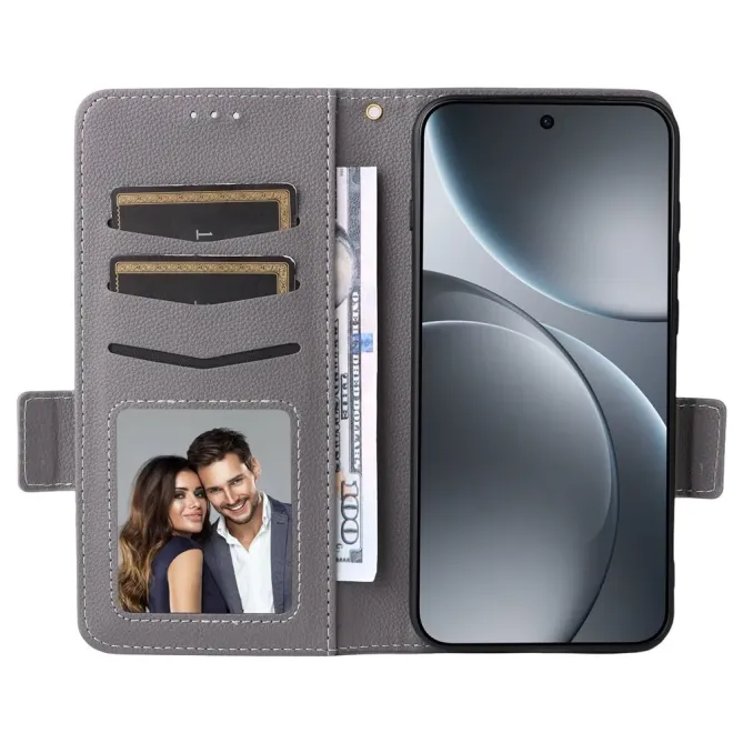 Housse Oppo Find X9 5G effet cuir à Lanière | FOLKEN